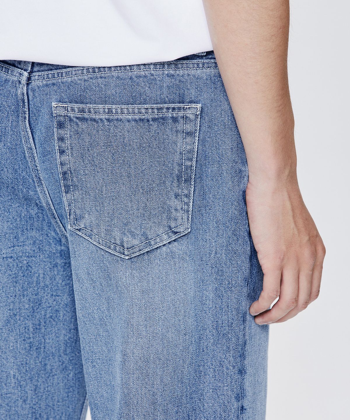 브랜디드(BRANDED) 608 HARD TWIST DENIM AFTER PARTY JEANS [WIDE STRAIGHT]