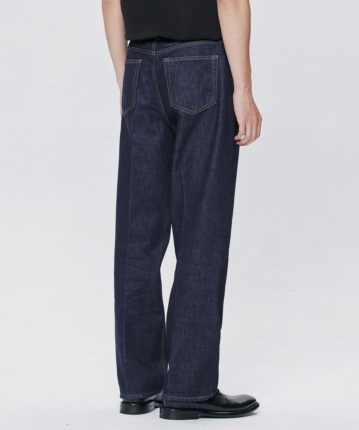 브랜디드(BRANDED) 610 HISHITOMO SUVIN GOLD INDIGO 1WASH JEANS [RELAX STRAIGHT]