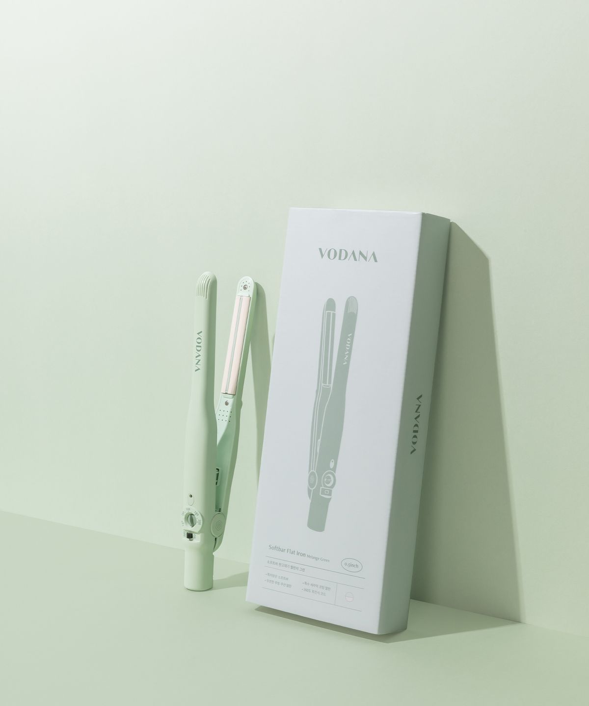보다나(VODANA) 소프트바 슬림 판고데기 멜란지그린