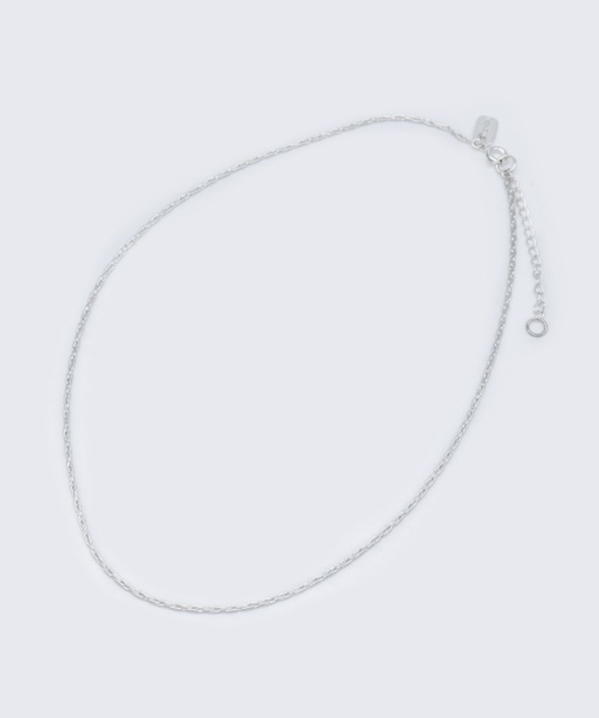 봉보(BONBEAU) Collin cut link silver chain Necklace 콜린 컷 링크 체인 실버 925 목걸이