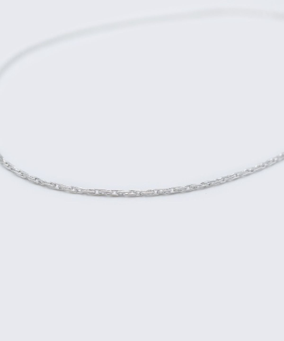 봉보(BONBEAU) Collin cut link silver chain Necklace 콜린 컷 링크 체인 실버 925 목걸이