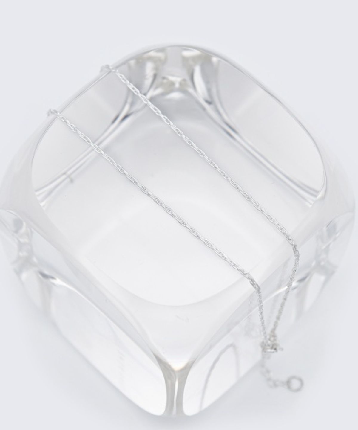 봉보(BONBEAU) Collin cut link silver chain Necklace 콜린 컷 링크 체인 실버 925 목걸이