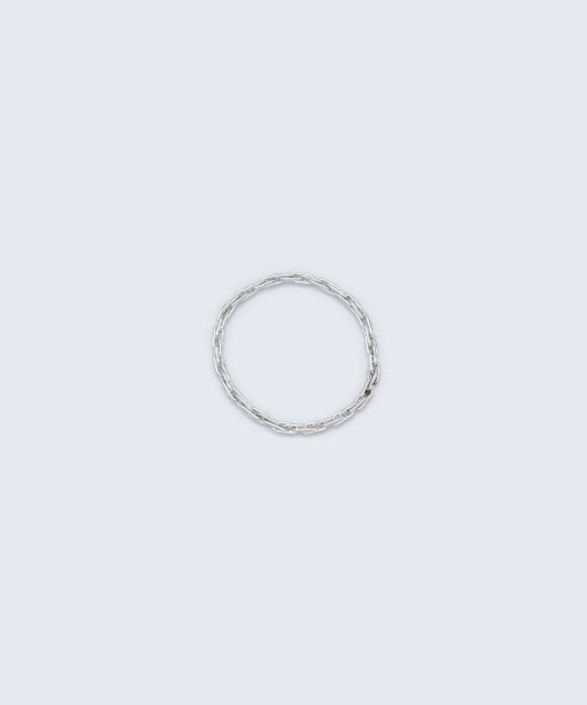 봉보(BONBEAU) Collin cut link silver chain ring 콜린 컷 링크 체인 실버 925 반지