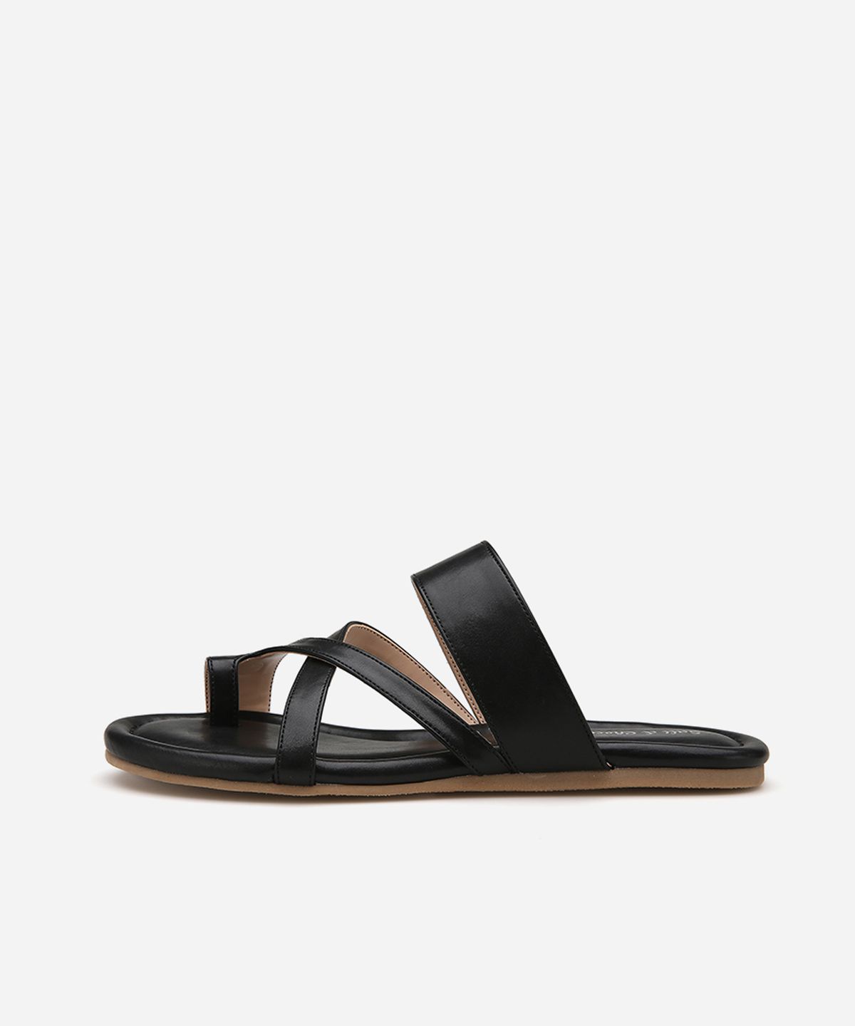 솔트앤초콜릿(SALT AND CHOCOLATE) 스티치 쿠션 토 플립 슬리퍼 412123014 (1cm/3colors)