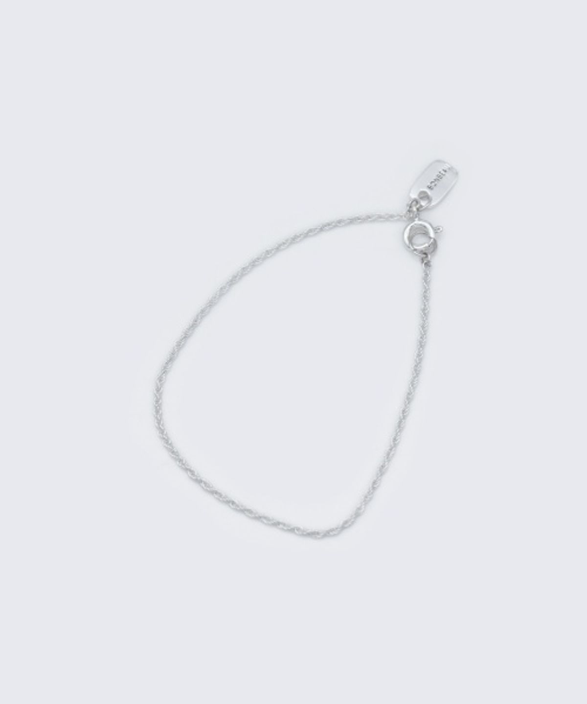 봉보(BONBEAU) Gemma twist silver chain Bracelet 젬마 꼬임 체인 실버 925 데일리 팔찌