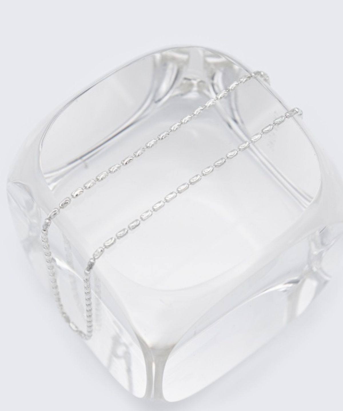 봉보(BONBEAU) Becky bean silver chain Necklace 베키 쌀알 체인 실버 925 초커 목걸이