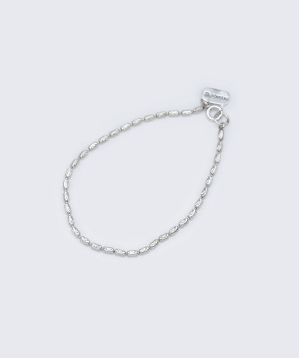 봉보(BONBEAU) Becky silver chain Bracelet 베키 쌀알 체인 실버 925 심플 팔찌