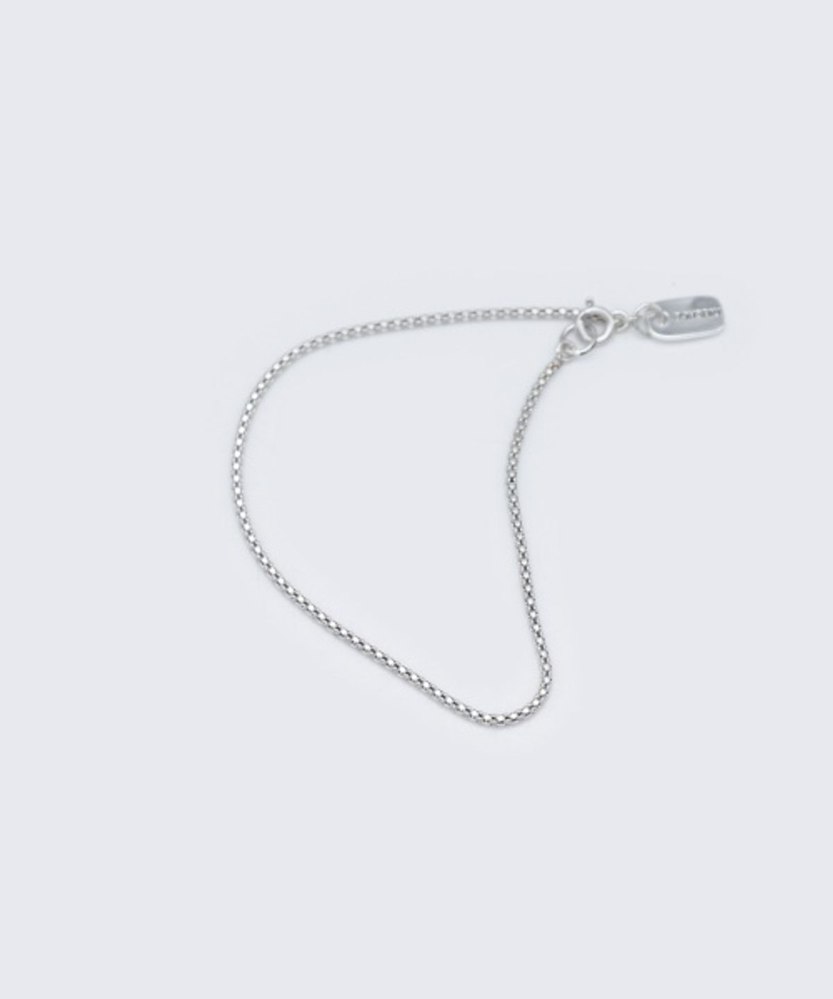 봉보(BONBEAU) Cindy cutting silver chain Bracelet 신디 컷팅 체인 실버 925 레이어드 팔찌
