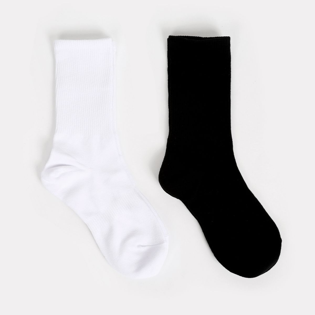 삭스에이(SOCKSA) [7PACK] 시그니처 168N 더블코튼 무지 크루 밴드 긴양말