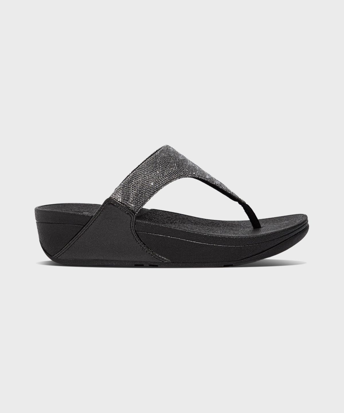 핏플랍(FITFLOP) 루루 글리츠 토포스트 쪼리 All Black