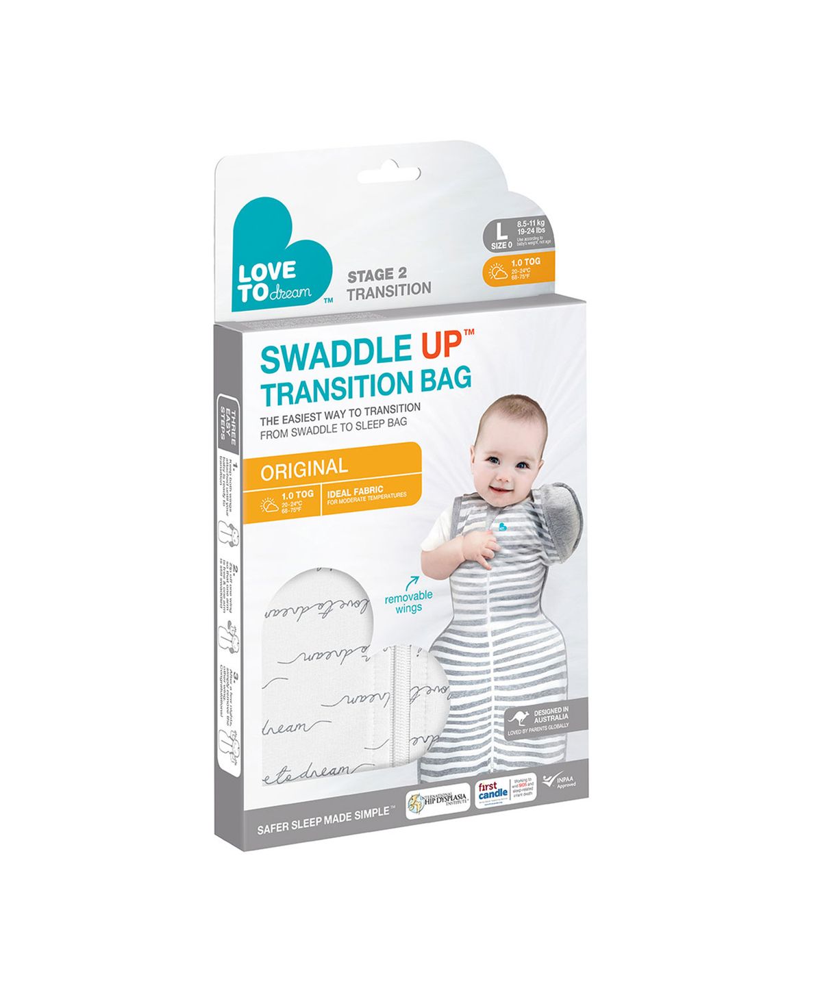 스와들업(SWADDLE UP) 50/50오리지널 드리머화이트