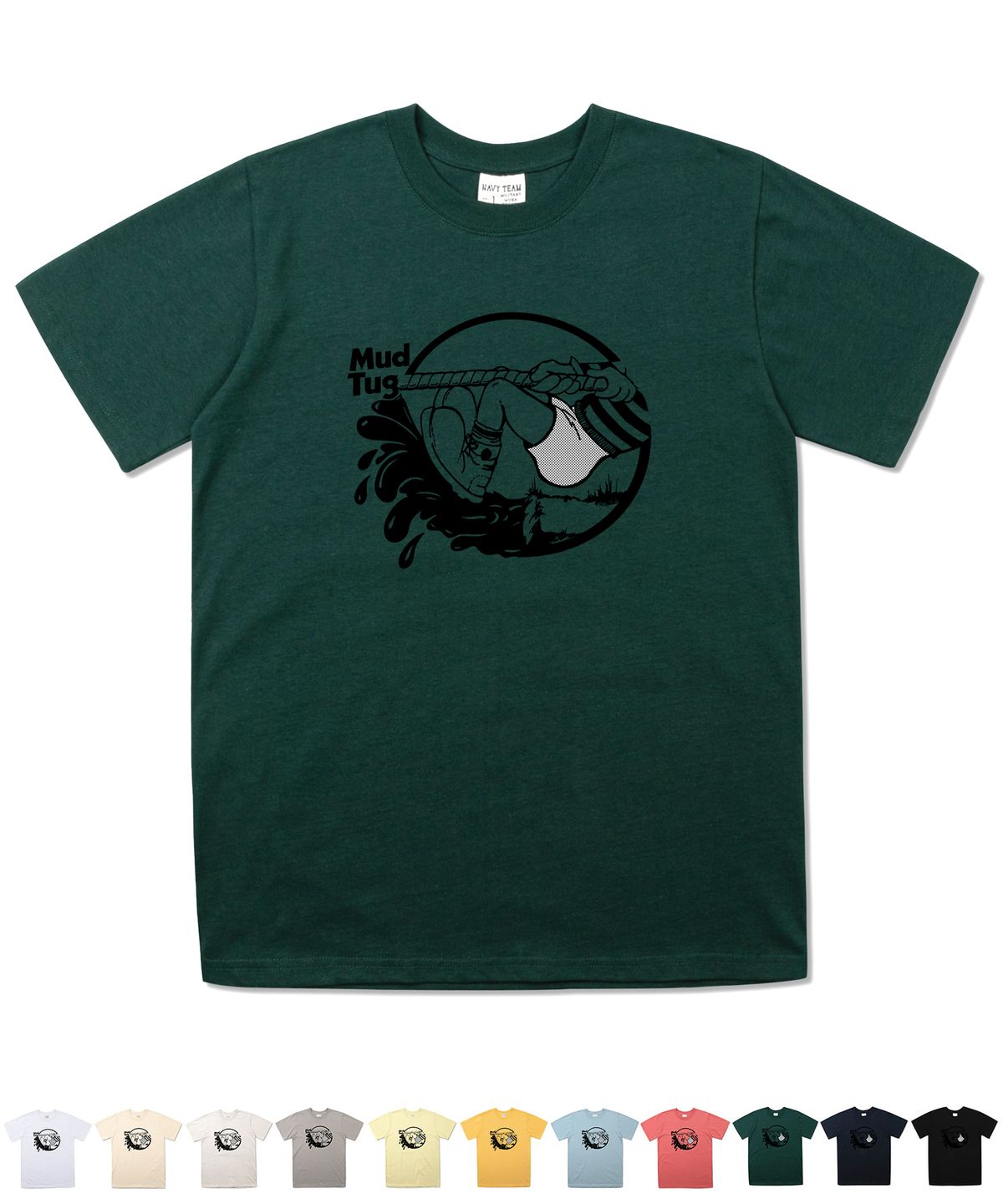 네이비팀(NAVYTEAM) NTV-MUD TUG SHORT SLEEVE