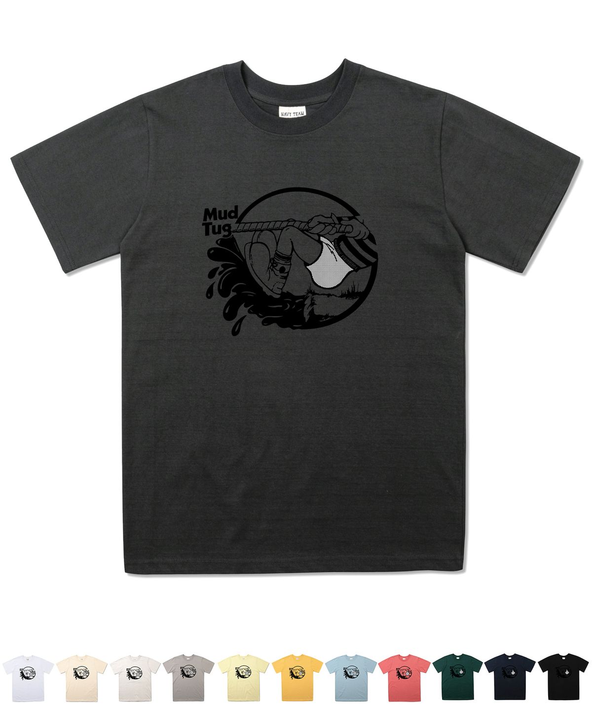 네이비팀(NAVYTEAM) NTV-MUD TUG SHORT SLEEVE