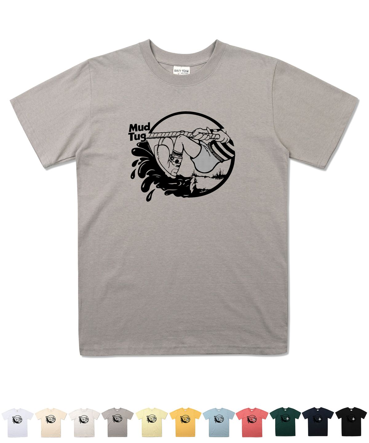 네이비팀(NAVYTEAM) NTV-MUD TUG SHORT SLEEVE