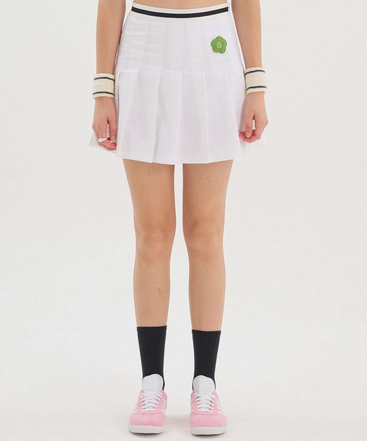 준준스페이스(JUNEJUNE SPACE) Tennis Skirt_White(테니스 스커트_화이트)
