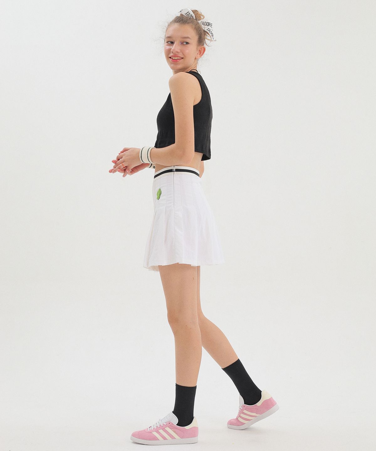 준준스페이스(JUNEJUNE SPACE) Tennis Skirt_White(테니스 스커트_화이트)