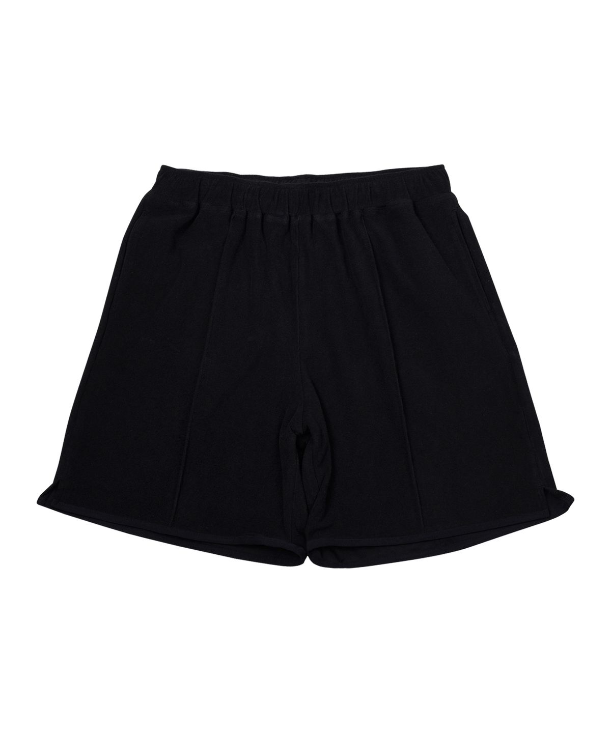 씨오엠이(COME) [UNISEX] Binding Terry Shorts (Black)