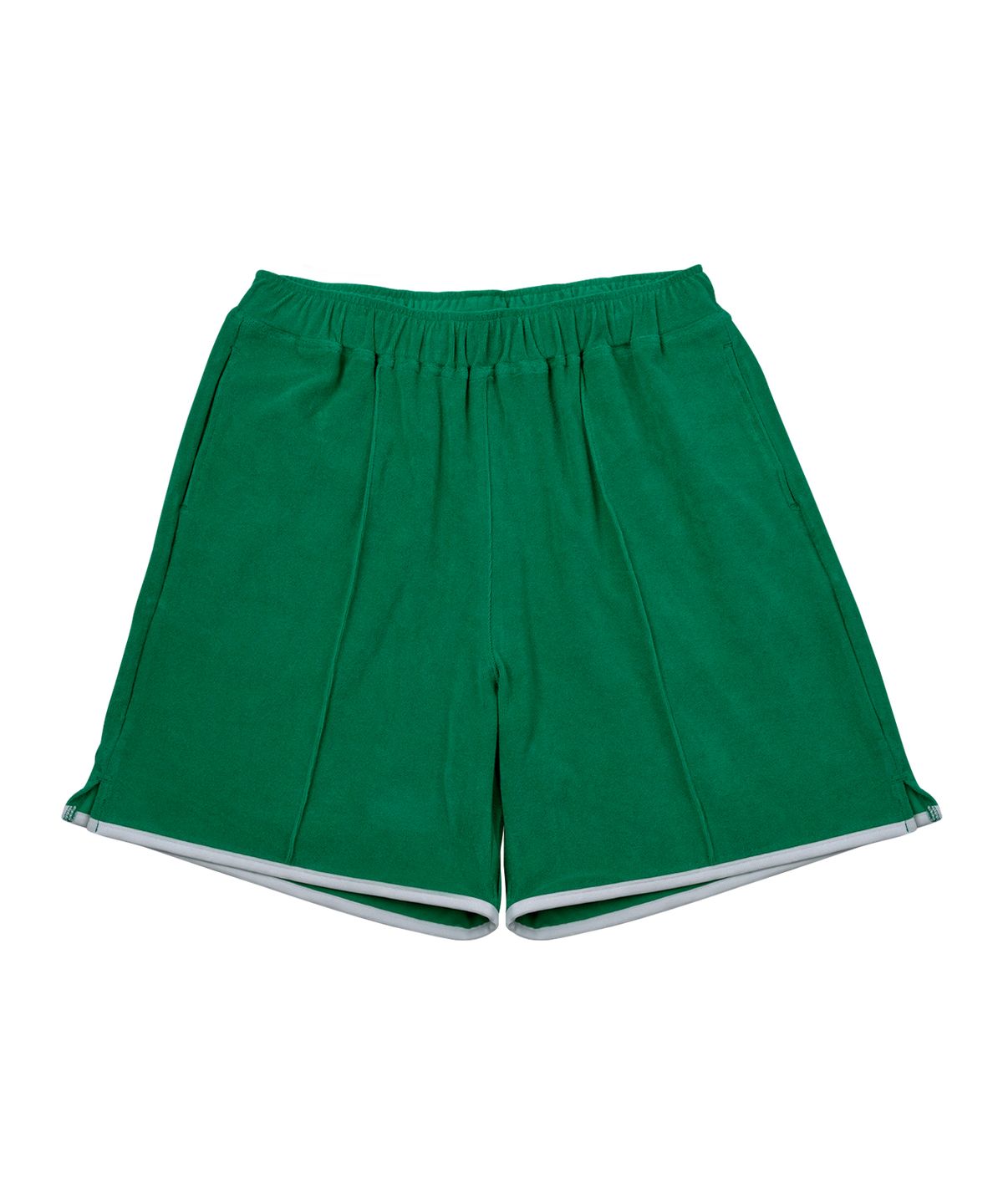 씨오엠이(COME) [UNISEX] Binding Terry Shorts (Green)