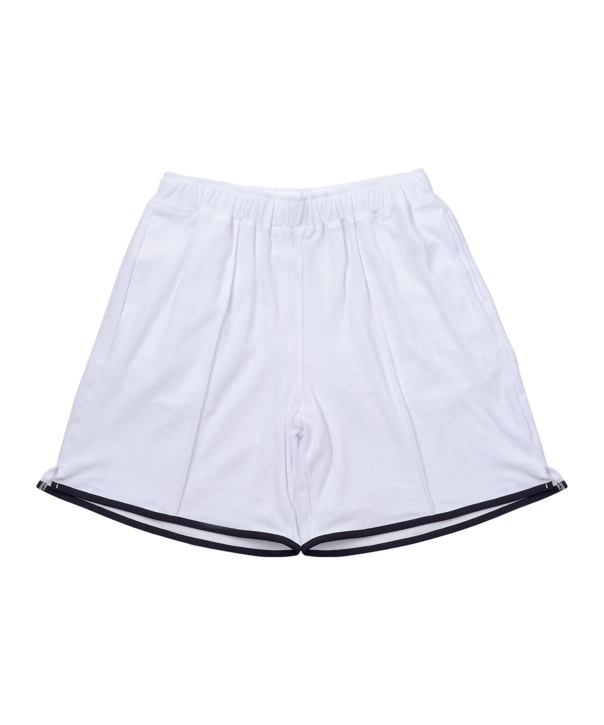 씨오엠이(COME) [UNISEX] Binding Terry Shorts (White)