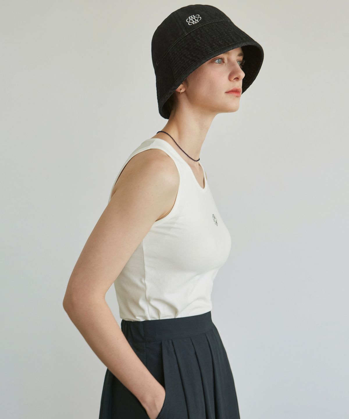 닉앤니콜(NICK&NICOLE) NICOLE DENIM BUCKET HAT_2COLORS
