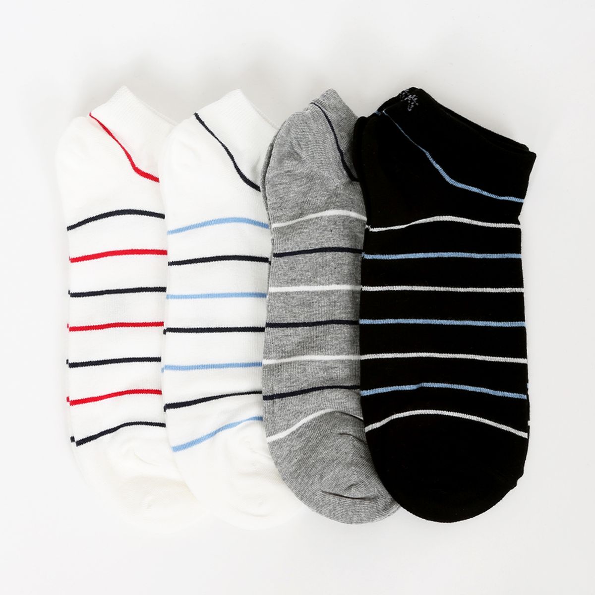삭스에이(SOCKSA) [10PACK] 베이직 200N 링글원 쇼트 발목 양말