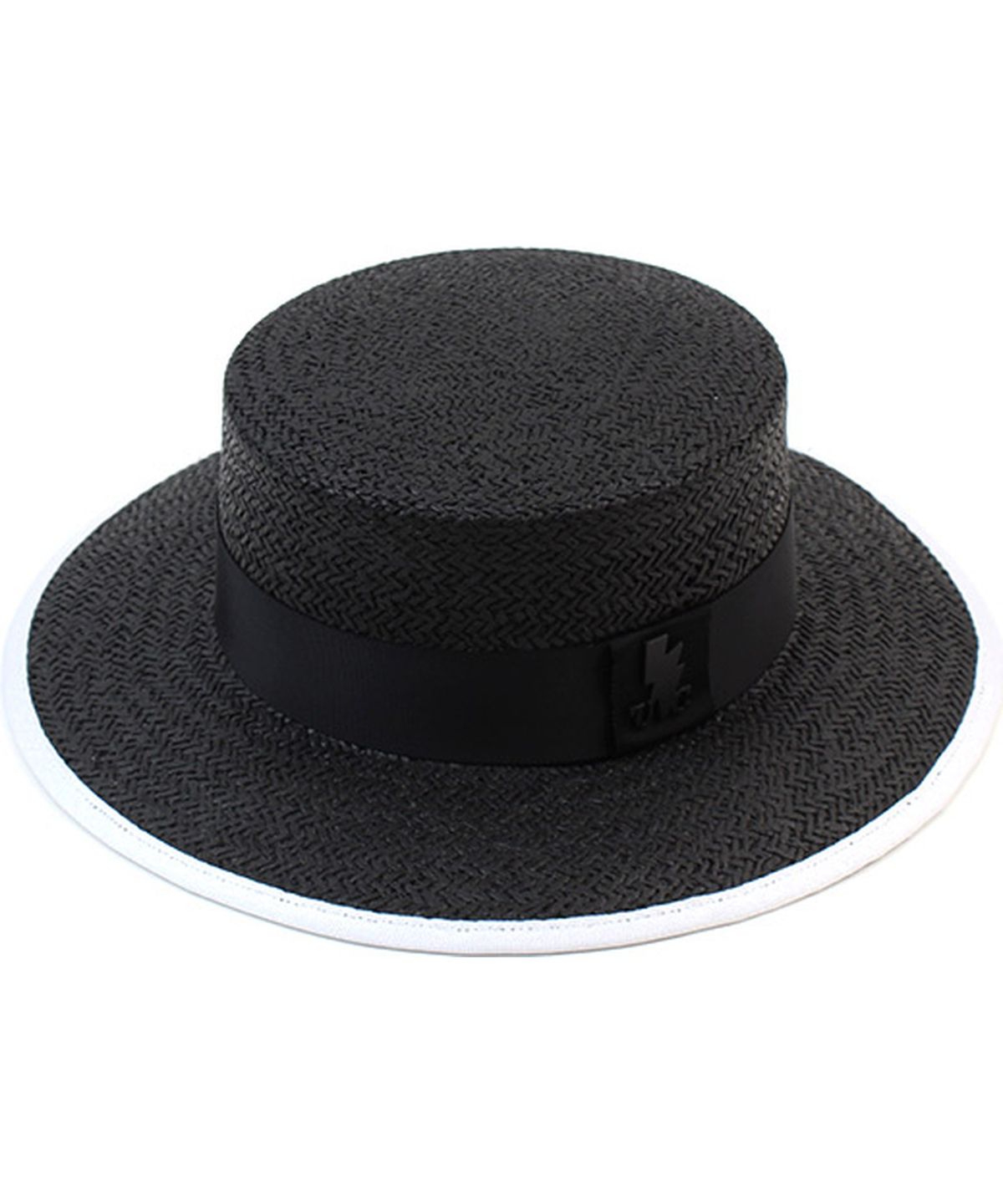 유니버셜 케미스트리(UNIVERSAL CHEMISTRY) Taping Black Long Panama Hat 파나마햇