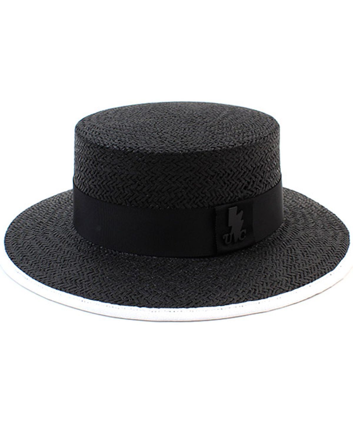 유니버셜 케미스트리(UNIVERSAL CHEMISTRY) Taping Black Long Panama Hat 파나마햇