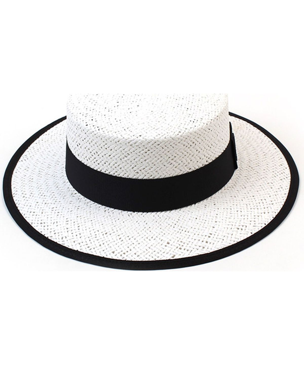 유니버셜 케미스트리(UNIVERSAL CHEMISTRY) Taping White Long Panama Hat 파나마햇