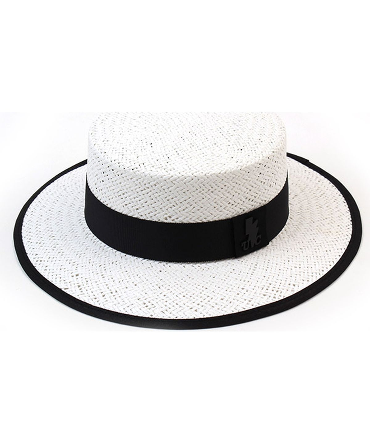 유니버셜 케미스트리(UNIVERSAL CHEMISTRY) Taping White Long Panama Hat 파나마햇