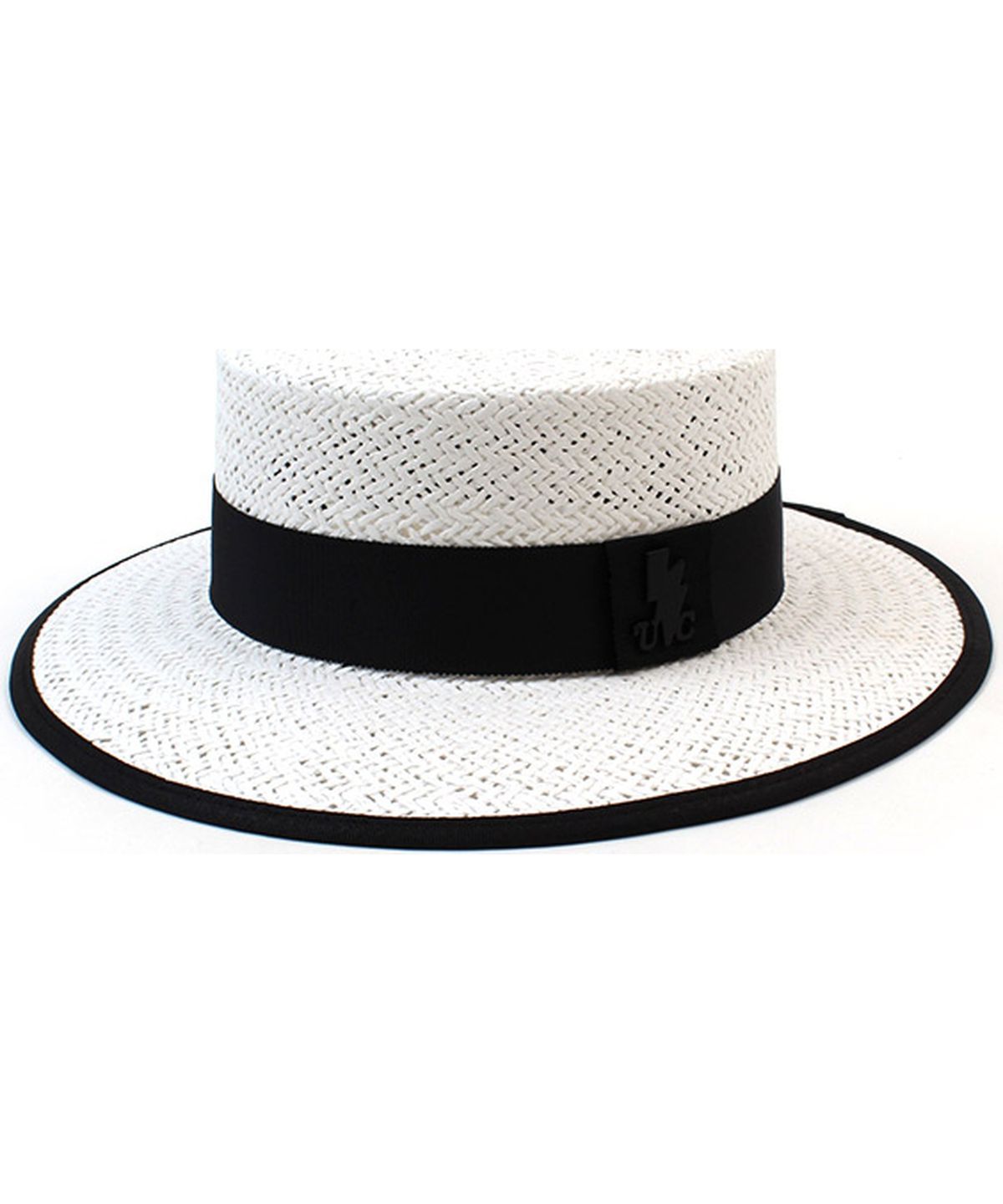 유니버셜 케미스트리(UNIVERSAL CHEMISTRY) Taping White Long Panama Hat 파나마햇