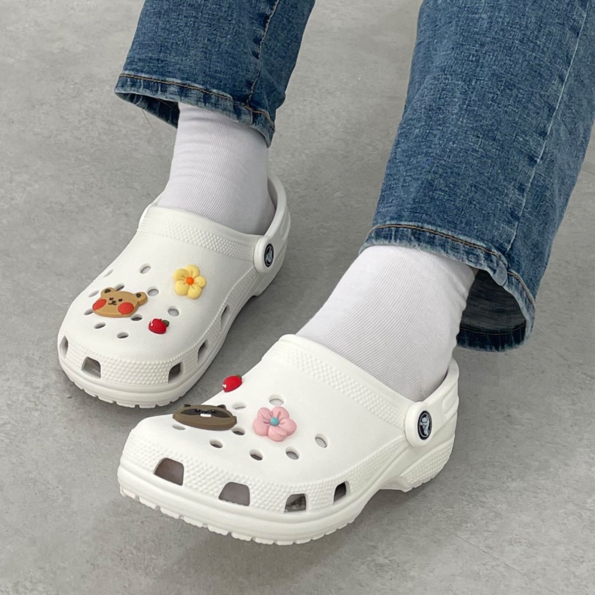 일레갈로(ILLREGALO) 일레베어프렌즈 실리콘 참 지비츠 세트