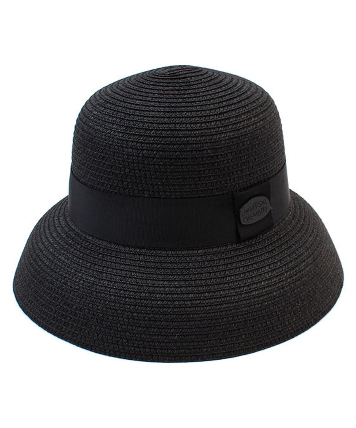 유니버셜 케미스트리(UNIVERSAL CHEMISTRY) Summer Black Bowl Panama Hat 파나마햇