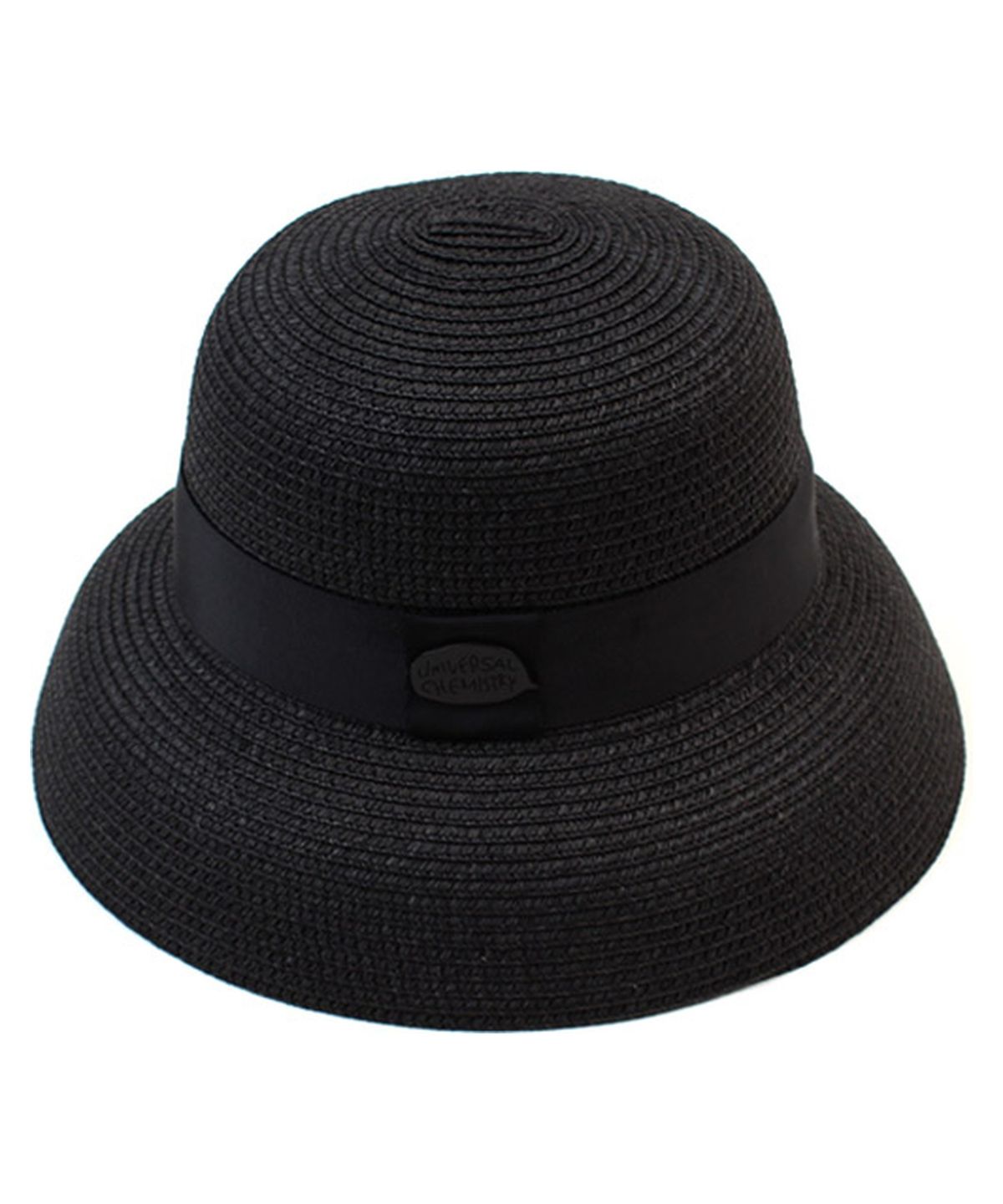 유니버셜 케미스트리(UNIVERSAL CHEMISTRY) Summer Black Bowl Panama Hat 파나마햇
