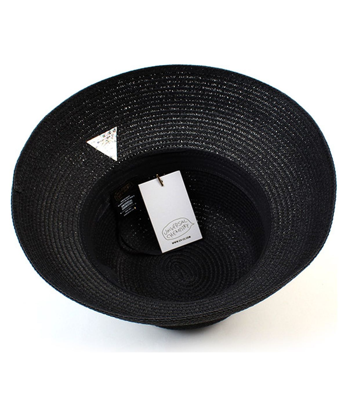유니버셜 케미스트리(UNIVERSAL CHEMISTRY) Summer Black Bowl Panama Hat 파나마햇