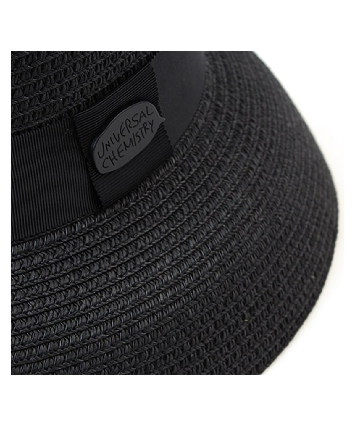 유니버셜 케미스트리(UNIVERSAL CHEMISTRY) Summer Black Bowl Panama Hat 파나마햇
