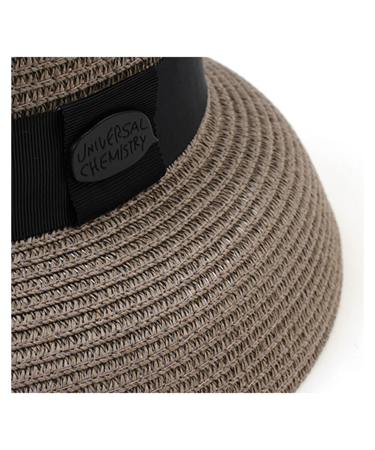 유니버셜 케미스트리(UNIVERSAL CHEMISTRY) Summer Gray Bowl Panama Hat 파나마햇