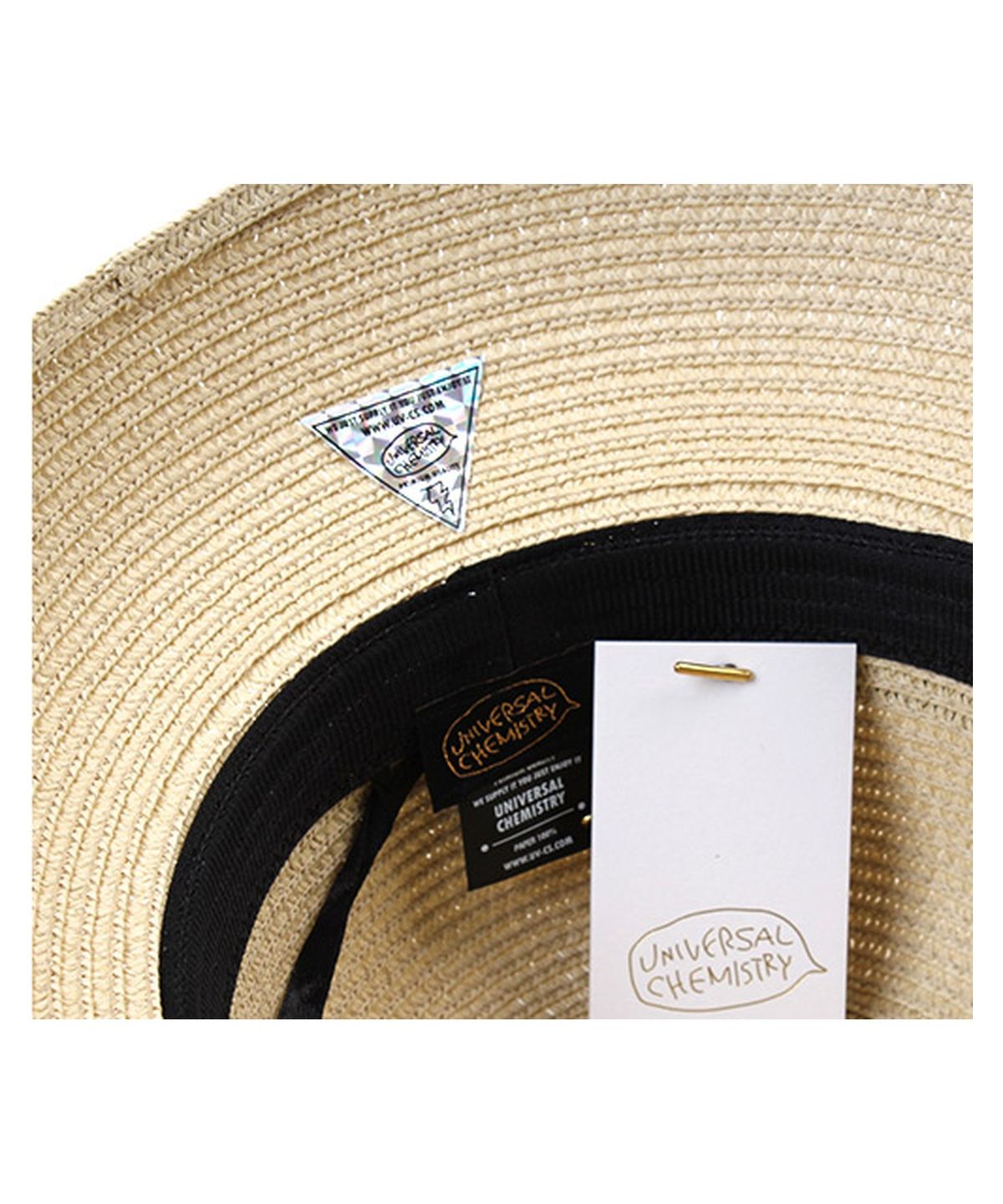 유니버셜 케미스트리(UNIVERSAL CHEMISTRY) Summer Beige Bowl Panama Hat 파나마햇