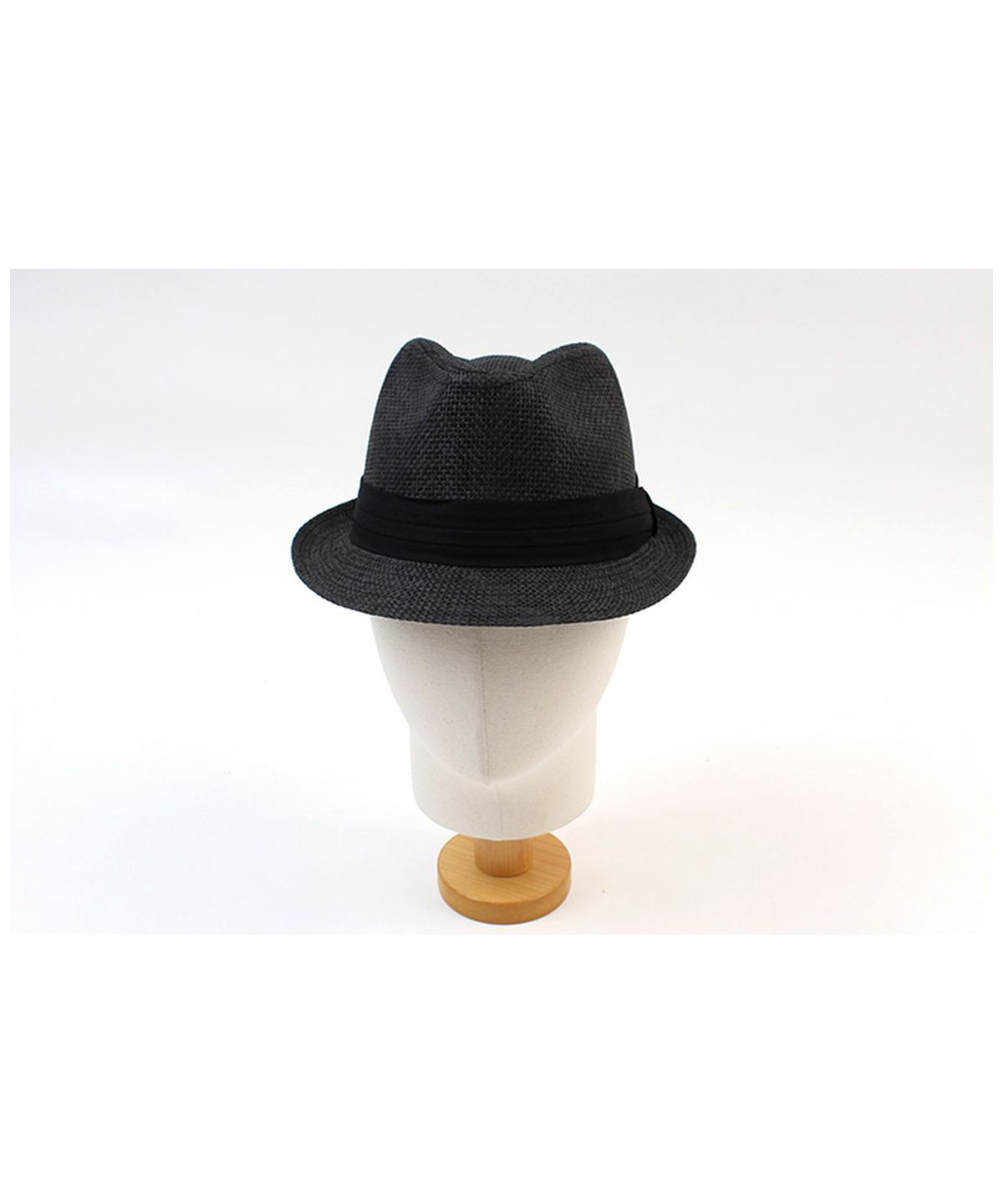 유니버셜 케미스트리(UNIVERSAL CHEMISTRY) BU Summer Simple Black Fedora 여름페도라