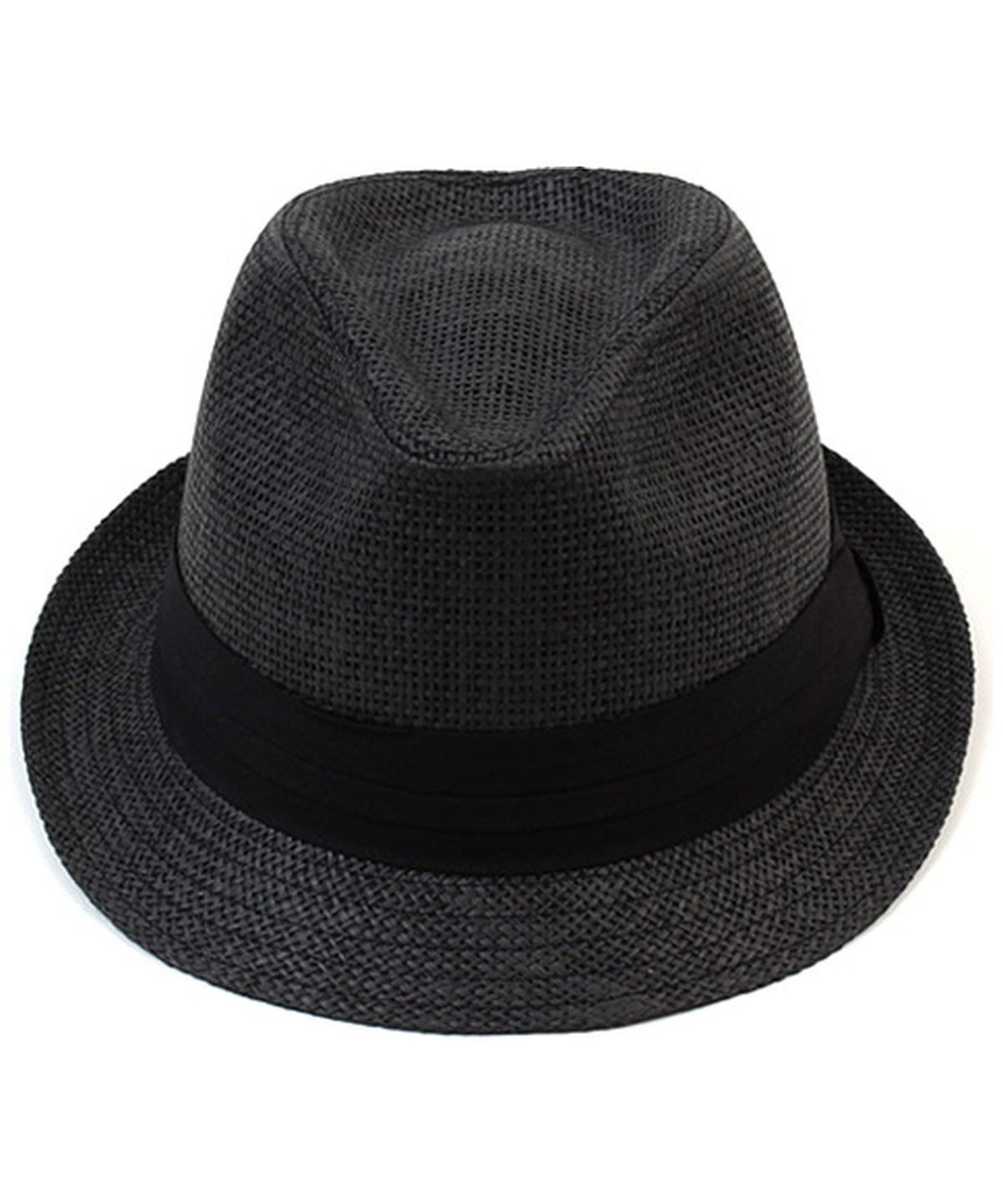유니버셜 케미스트리(UNIVERSAL CHEMISTRY) BU Summer Simple Black Fedora 여름페도라