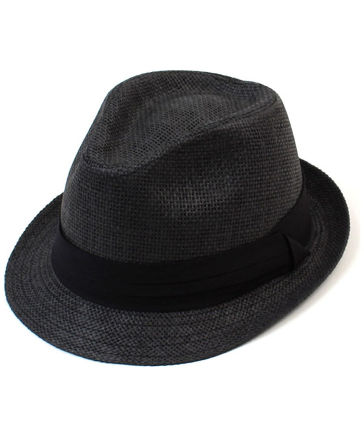 유니버셜 케미스트리(UNIVERSAL CHEMISTRY) BU Summer Simple Black Fedora 여름페도라