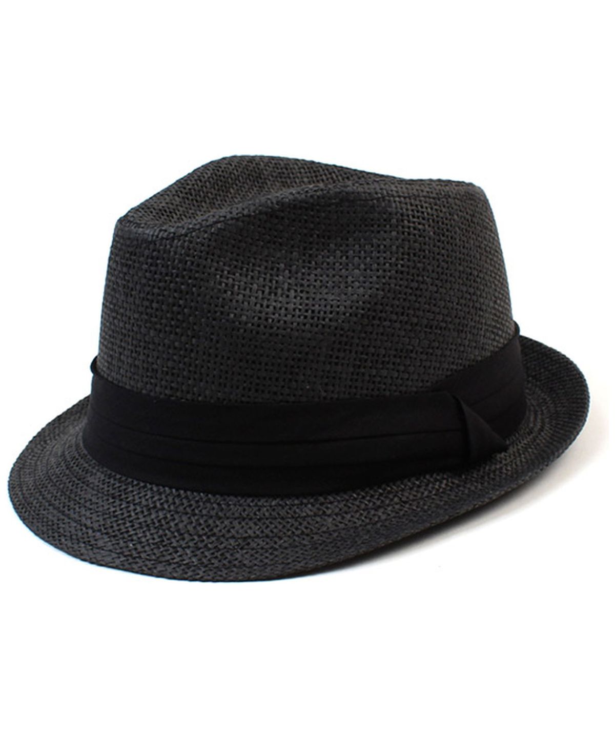 유니버셜 케미스트리(UNIVERSAL CHEMISTRY) BU Summer Simple Black Fedora 여름페도라