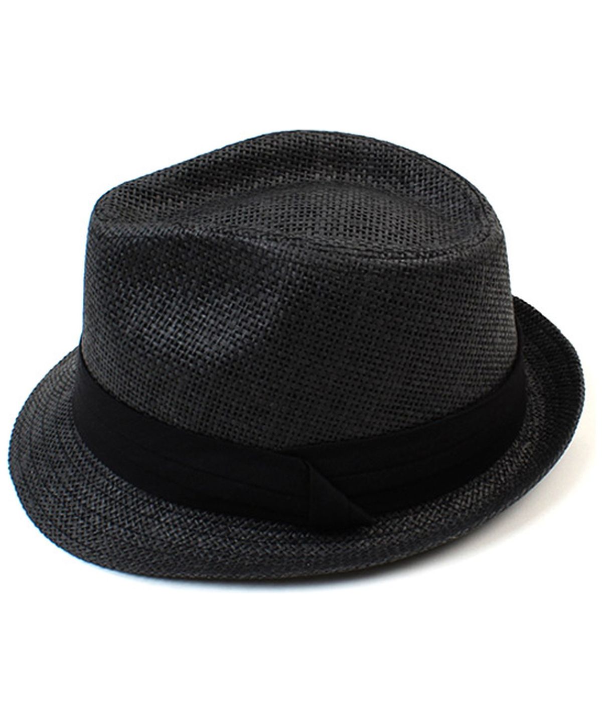 유니버셜 케미스트리(UNIVERSAL CHEMISTRY) BU Summer Simple Black Fedora 여름페도라