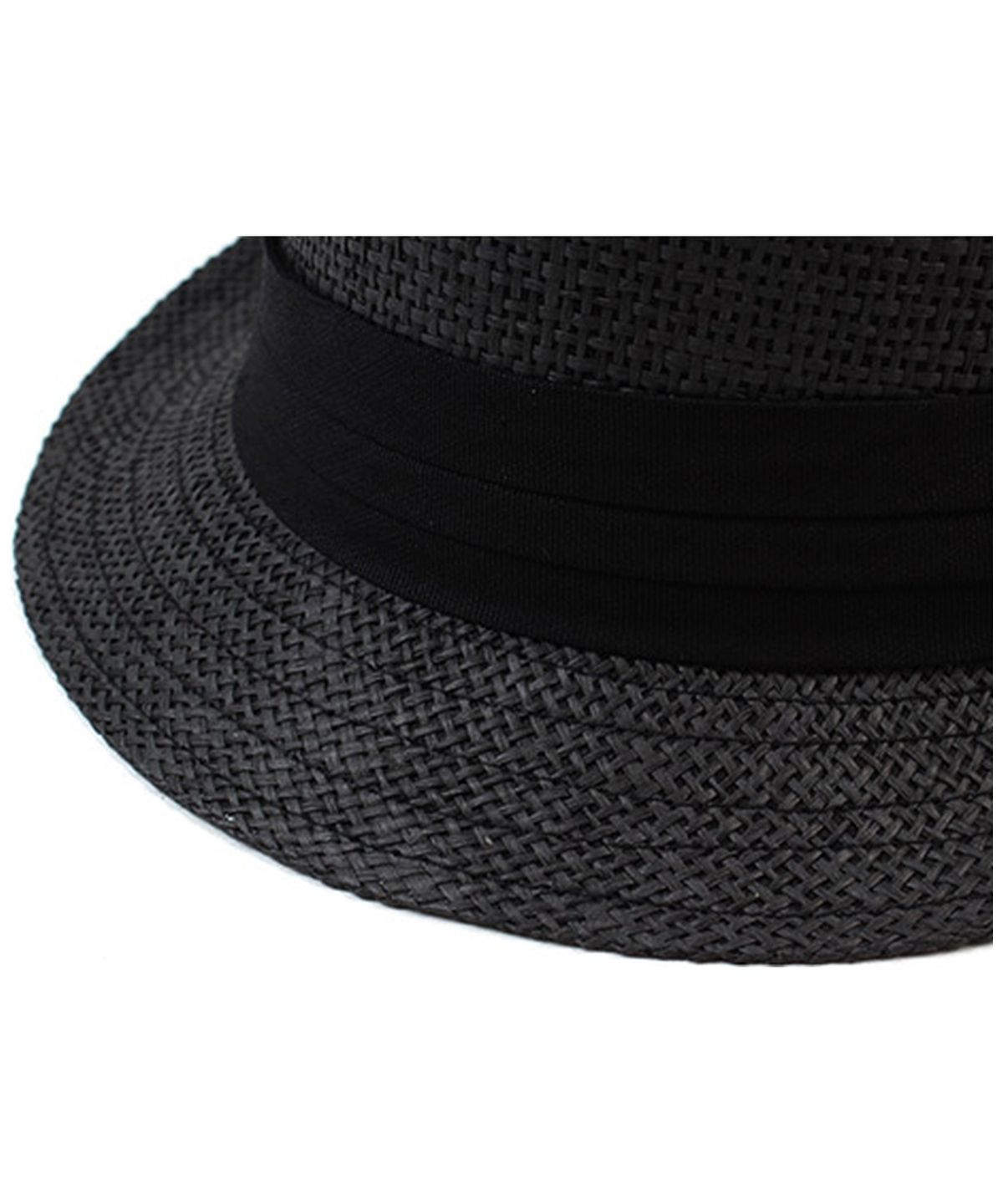 유니버셜 케미스트리(UNIVERSAL CHEMISTRY) BU Summer Simple Black Fedora 여름페도라