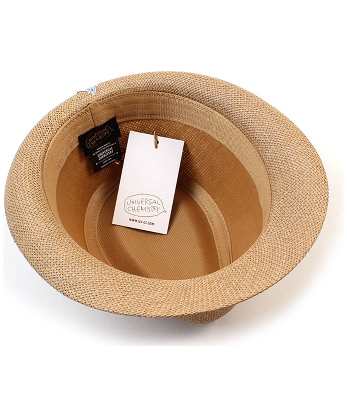 유니버셜 케미스트리(UNIVERSAL CHEMISTRY) BU Summer Simple Brown Fedora 여름페도라