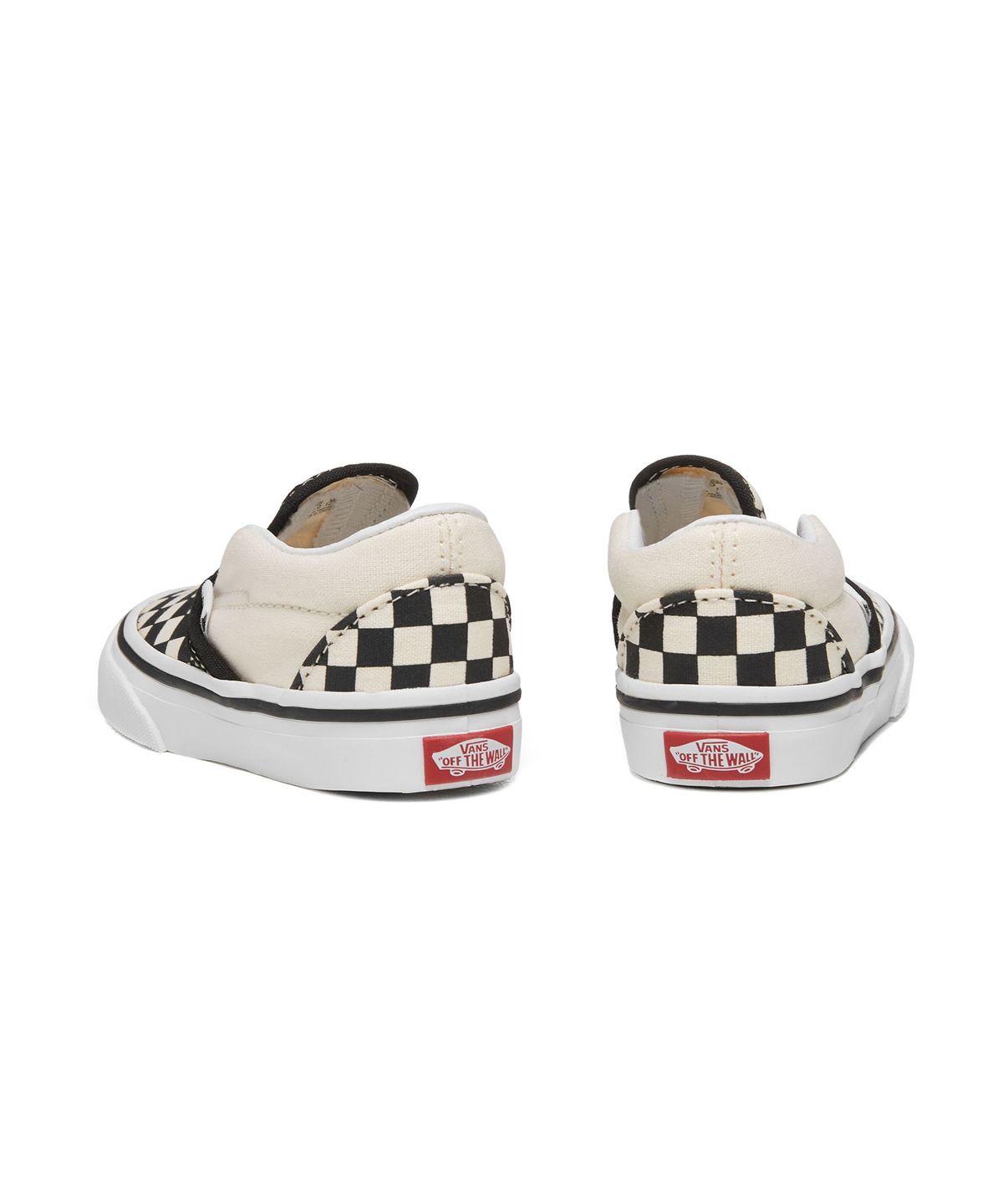 반스 키즈(VANS KIDS) 클래식 슬립온 토들러 - (체커보드) 블랙:화이트