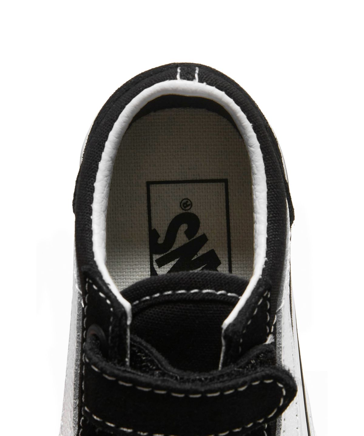 반스 키즈(VANS KIDS) 올드스쿨 V 토들러 - 블랙:트루 화이트