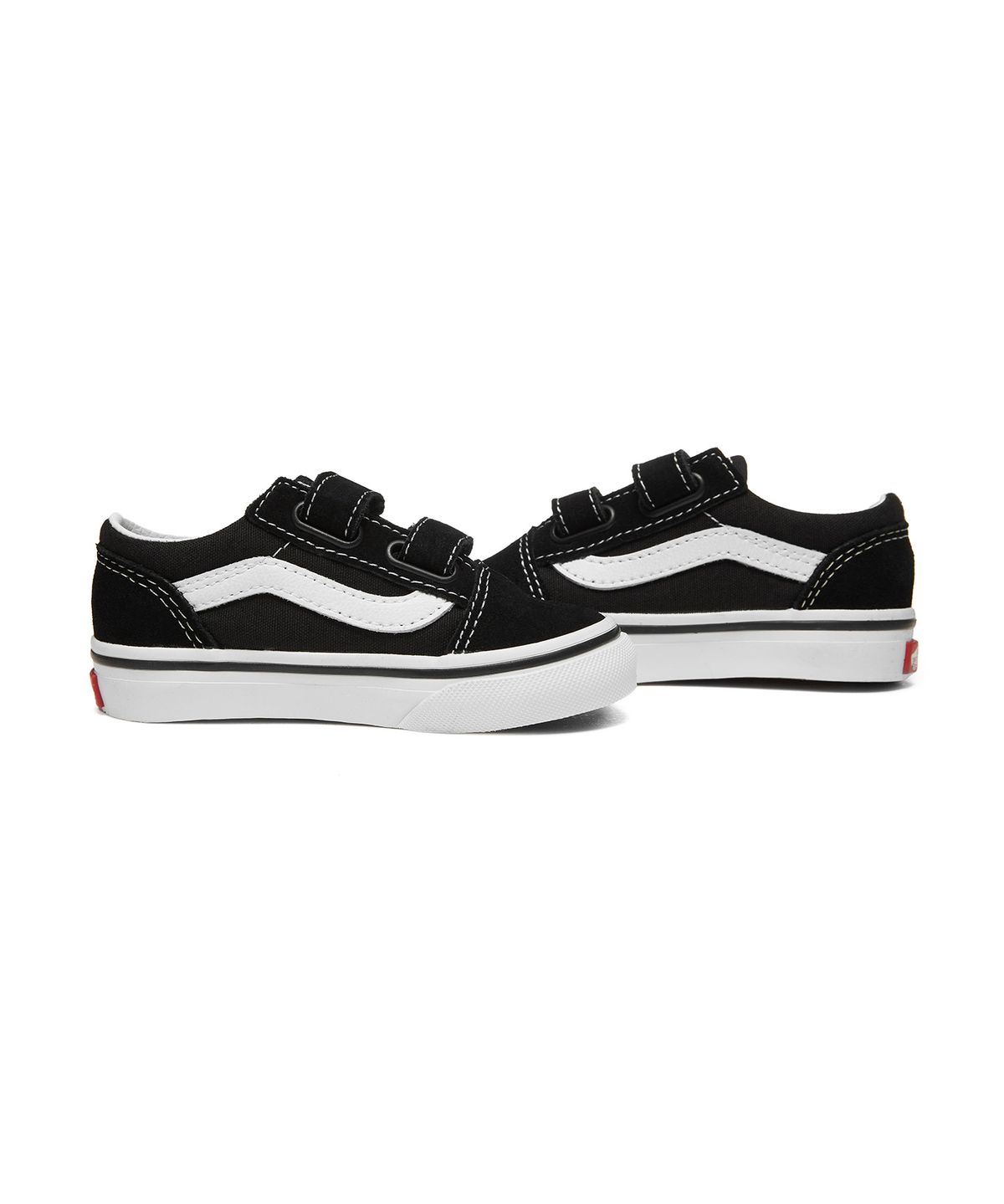 반스 키즈(VANS KIDS) 올드스쿨 V 토들러 - 블랙:트루 화이트