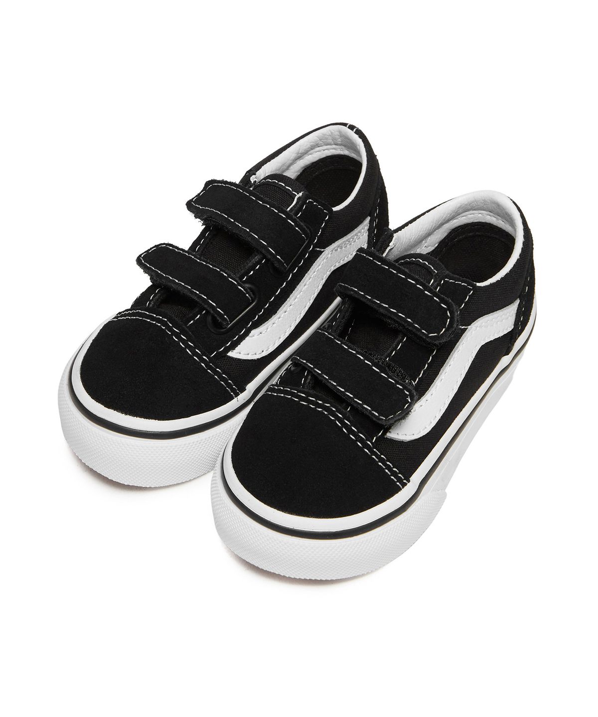 반스 키즈(VANS KIDS) 올드스쿨 V 토들러 - 블랙:트루 화이트