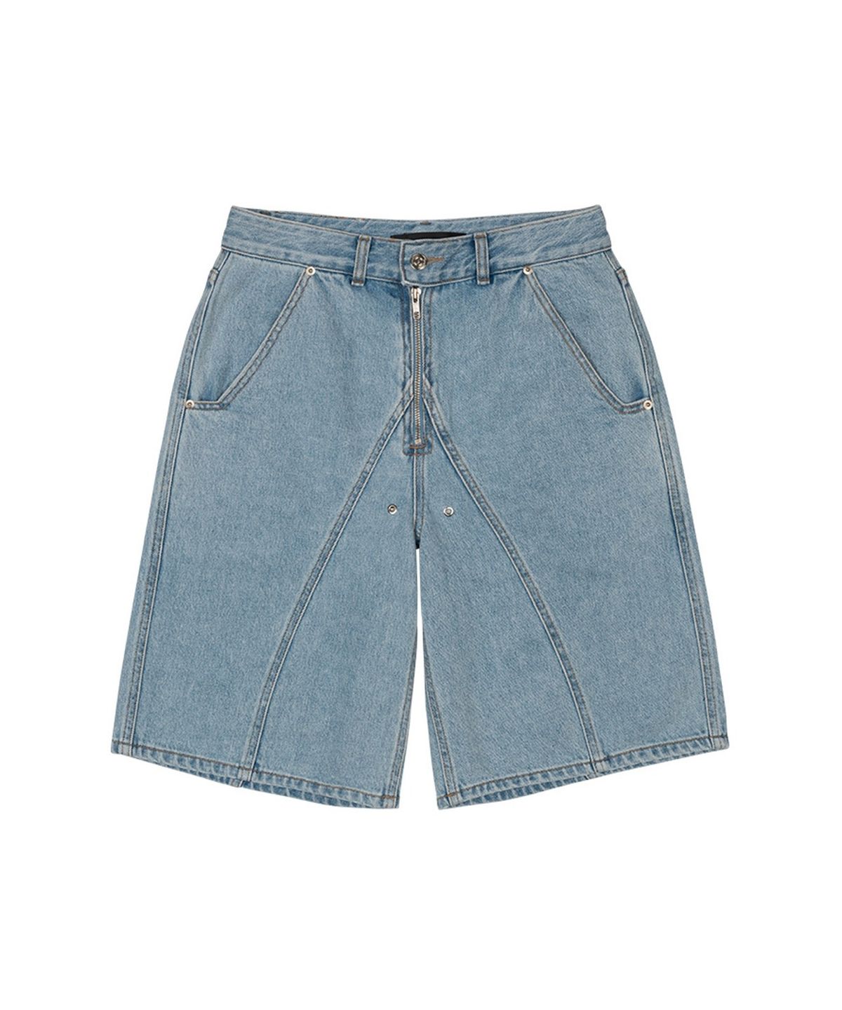 51퍼센트(51PERCENT) Tunnel lining short pants Denim - Blue