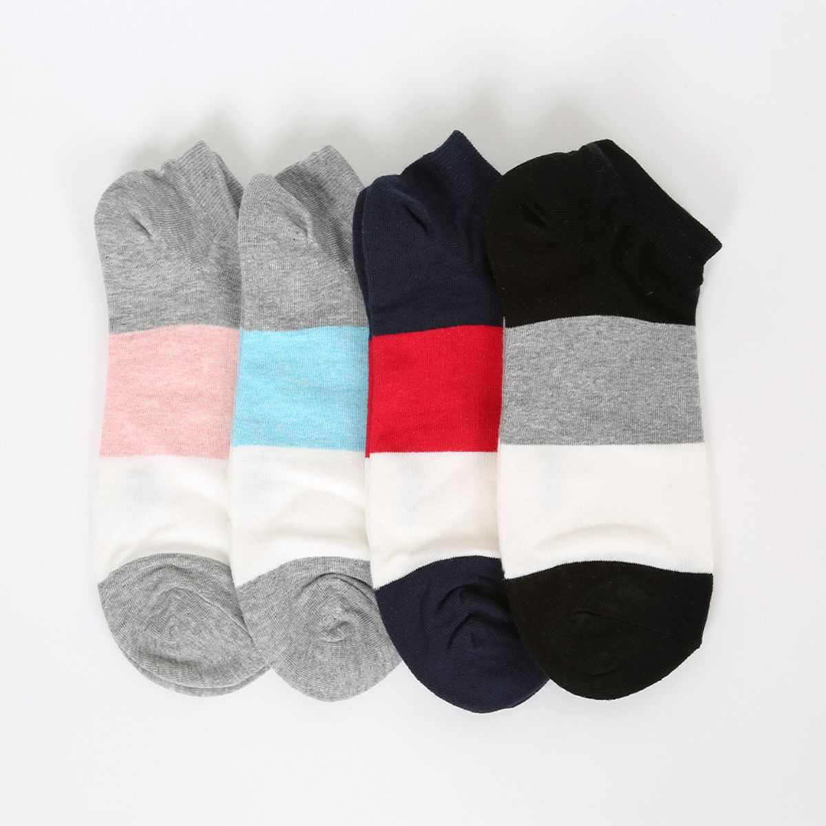 삭스에이(SOCKSA) [10PACK] 베이직 200N 쓰리톤 쇼트 발목 양말